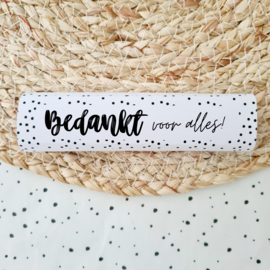 Cadeau bedankt - Mini koffie cadeautje - Brievenbus cadeau