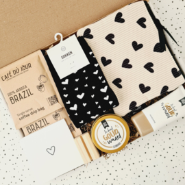 Cadeau voor vriendin - Jij bent goud waard - Koffie cadeau - Brievenbus cadeau