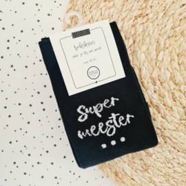 Cadeau voor meester - Mini relax momentje thee - Brievenbus cadeau