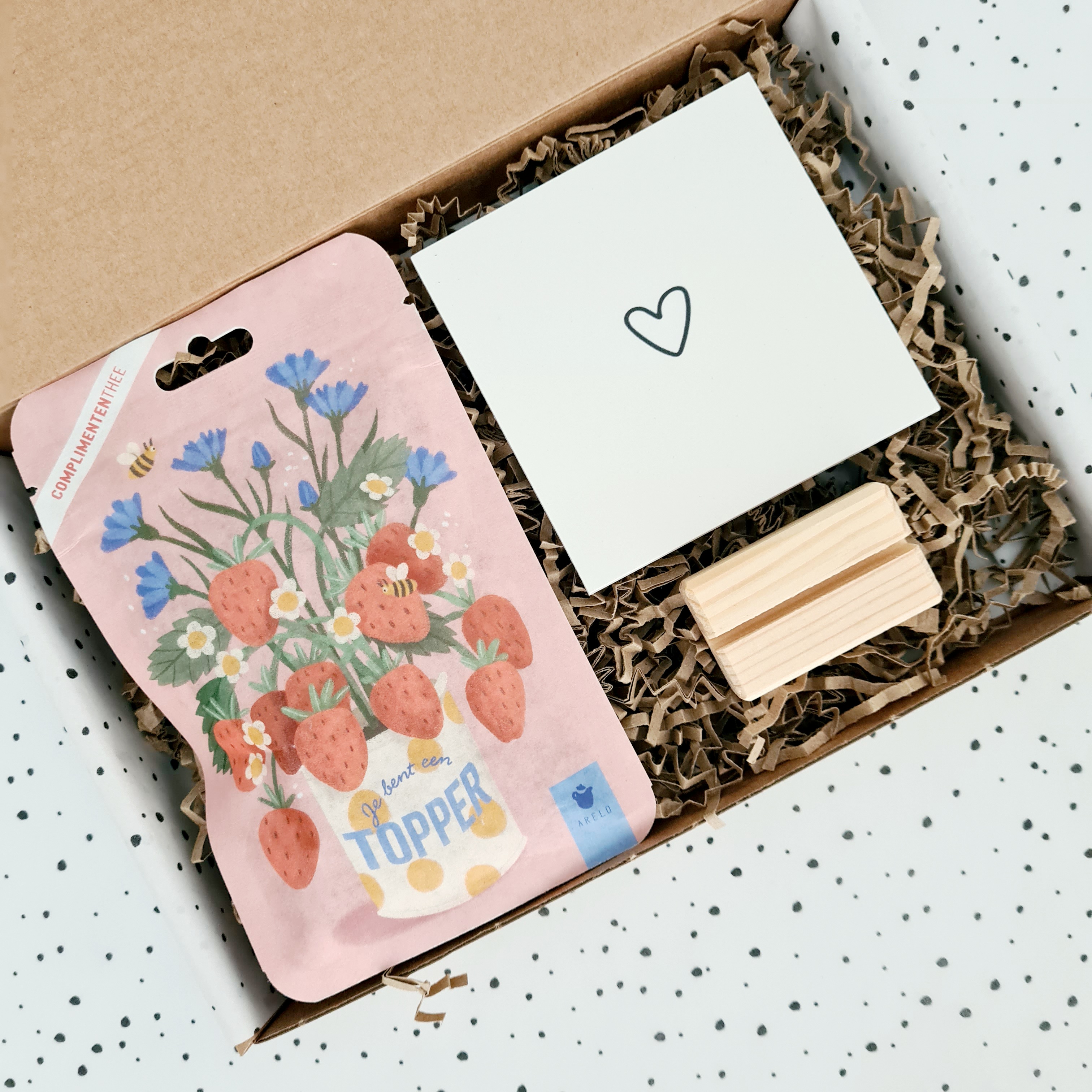 Cadeau bedankt - Mini cadeautje - Brievenbus cadeau
