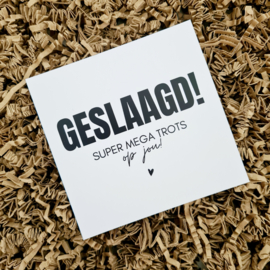 Geslaagd cadeau - Mini thee momentje