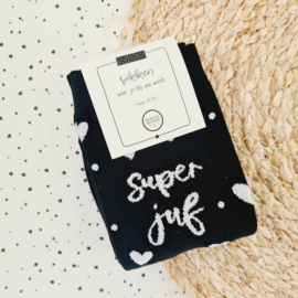 Cadeau voor de juf - Voetenbadje voor de juf - Brievenbus cadeau