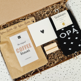 Vaderdag cadeau - Koffie momentje - Brievenbus cadeau