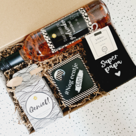 Cadeau papa - Borrelmomentje - Wijn cadeau - Cadeaupakket