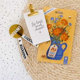 €6,65 excl. BTW - Complimententhee & handcrème - Dag van de Pedagogisch Medewerker cadeau