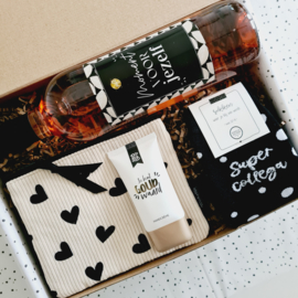 Cadeau collega - Momentje voor jezelf - Wijn cadeau - Cadeaupakket