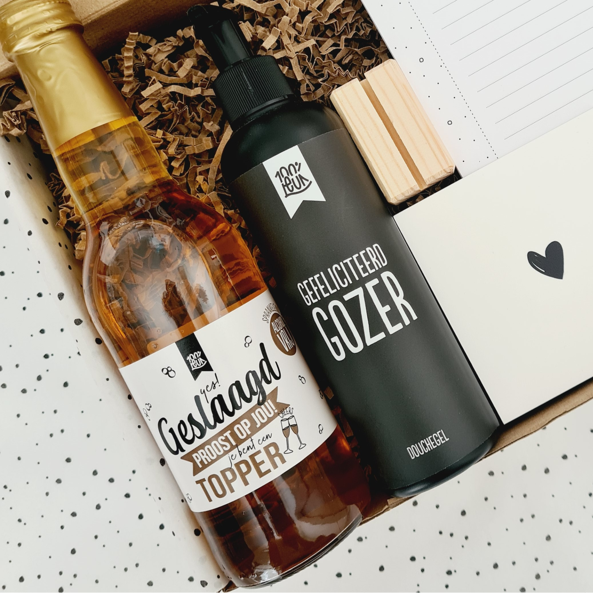 Geslaagd cadeau - Proost op jou (Alcoholvrij)