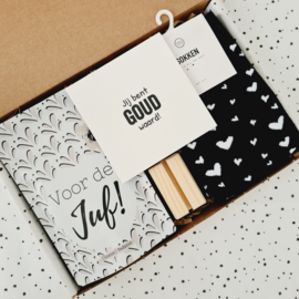 Cadeau voor de juf - Een cadeautje voor jou - Brievenbus cadeau