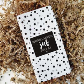 Cadeau voor de juf - Thee & chocolade - Brievenbus cadeau