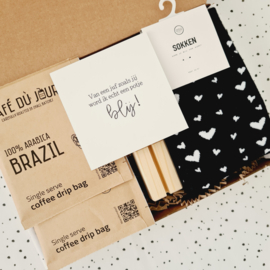 Cadeau voor de juf - Koffie cadeautje - Brievenbus cadeau