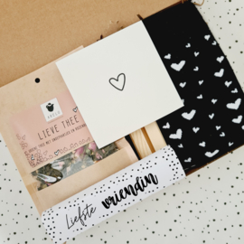 Cadeau voor vriendin - Mini relax momentje thee - Brievenbus cadeau