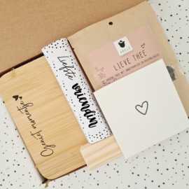 Cadeau voor vriendin - Thee momentje - Brievenbus cadeau