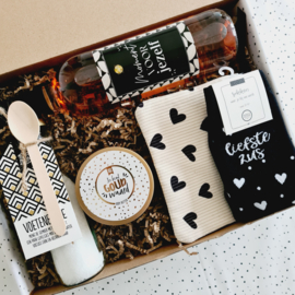 Cadeau zus - Jij bent goud waard - Wijn cadeau