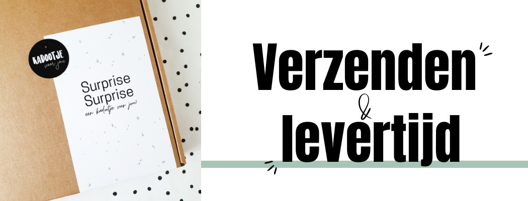 Verzenden en levertijd