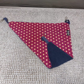 Hangmat Driehoek: Rood Print / Donker Blauw