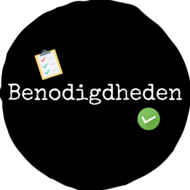 Benodigdheden 