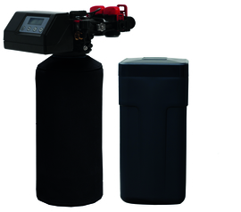 Stop-kalk-Duo 10 liter met los  zoutvat 40 liter en 100 kg zout