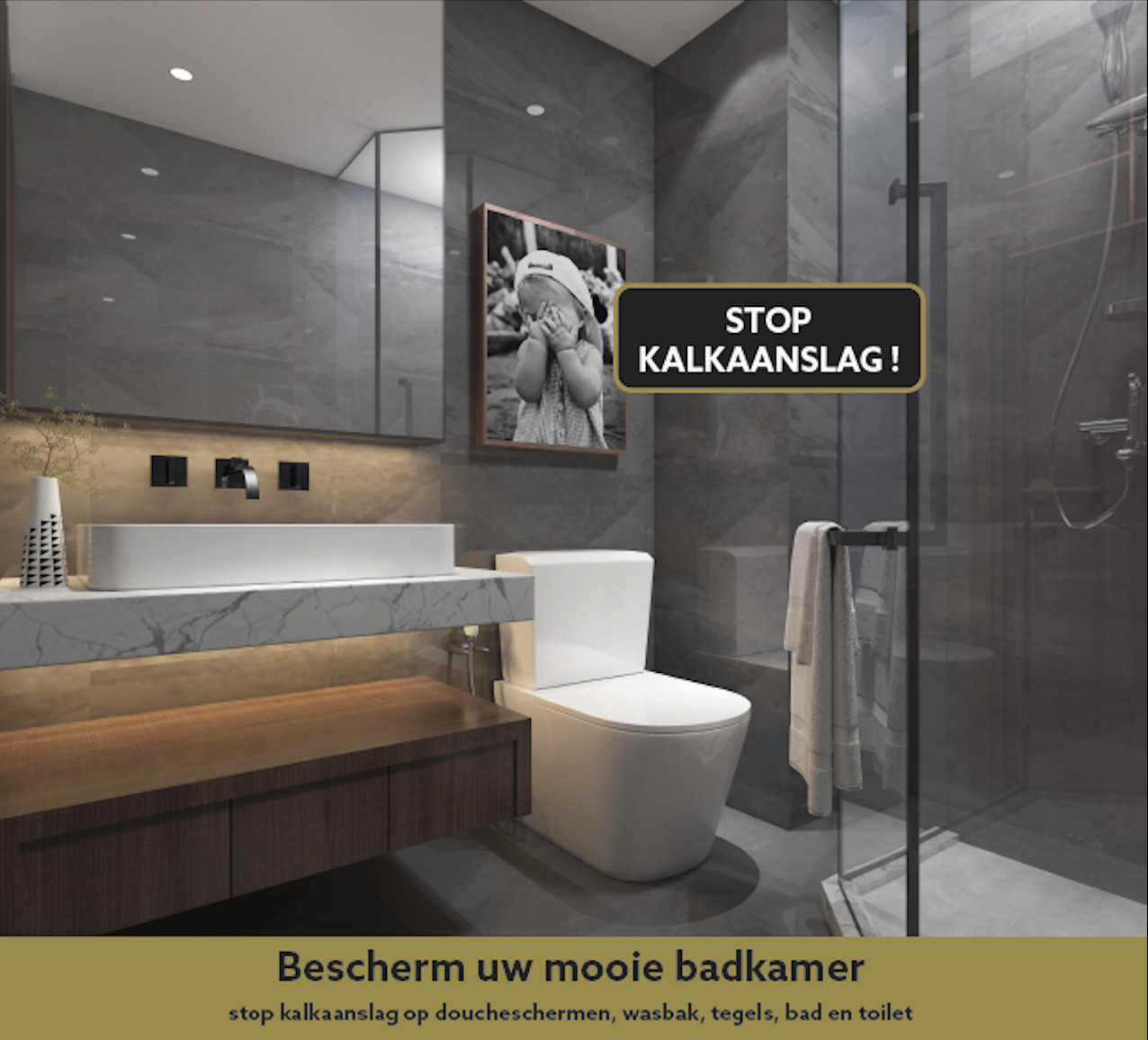 Badkamerposter
