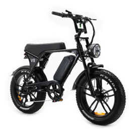 OUXI V8 (C80) - Fatbike - Zwart