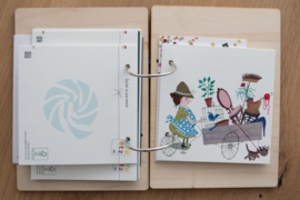 Kaartjeshouder geboortekaartjes 'Julia'