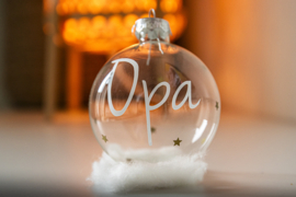 Kerstbal met tekst