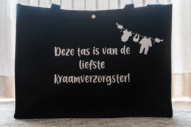 Vilten tas | de liefste kraamverzorgster