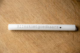 Kaars 'Alles komt goed kaars'