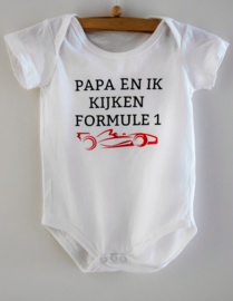 Papa en ik kijken formule 1