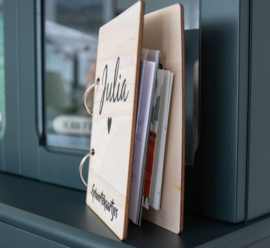 Kaartjeshouder geboortekaartjes 'Julia'