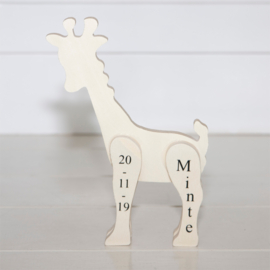 Houten diertje - giraffe