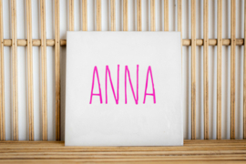 Tegel met naam 'Anna'