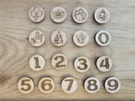 Aftelkalender voor familieplanner