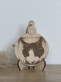 Kerstbal ornament met foto