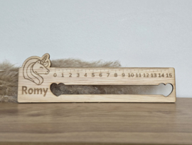 Houten leesliniaal