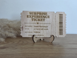 Gepersonaliseerd cadeauticket