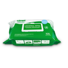 Clinell Universal Wipes /  Doekjes Schimmel- bacterie- virusdodend - 100 st