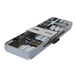 P+ Push Bar Instrumenten Tray - 3 instrumenten WIT /per tray