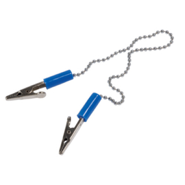 P+ Metalen Dental Bib Clip Blauw /st