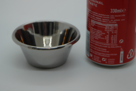 Conische RVS kom (inox) Ø 80  mm - hoogte 40 mm