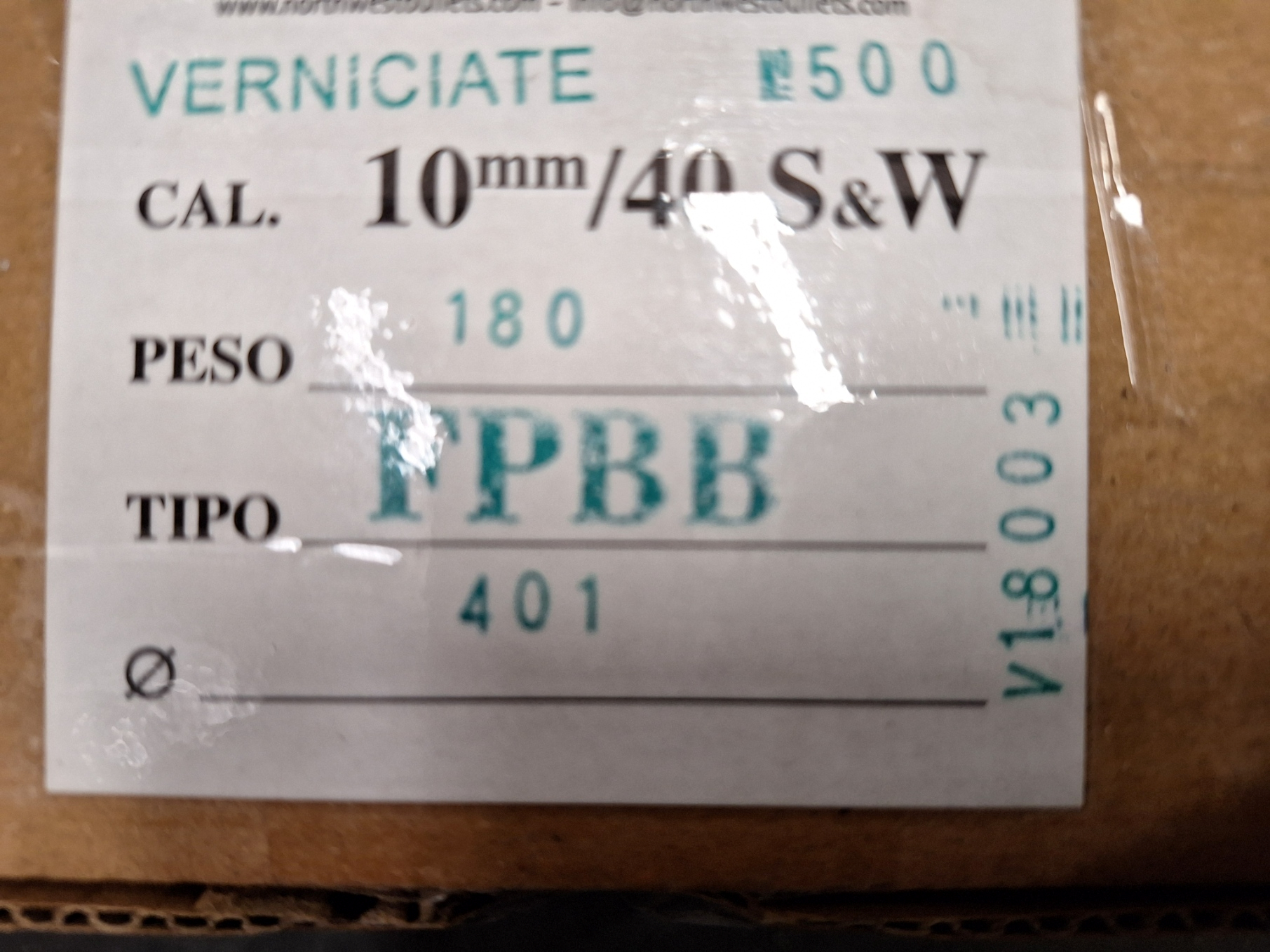 Northwest Palle Cal 10mm 180gr FP BB