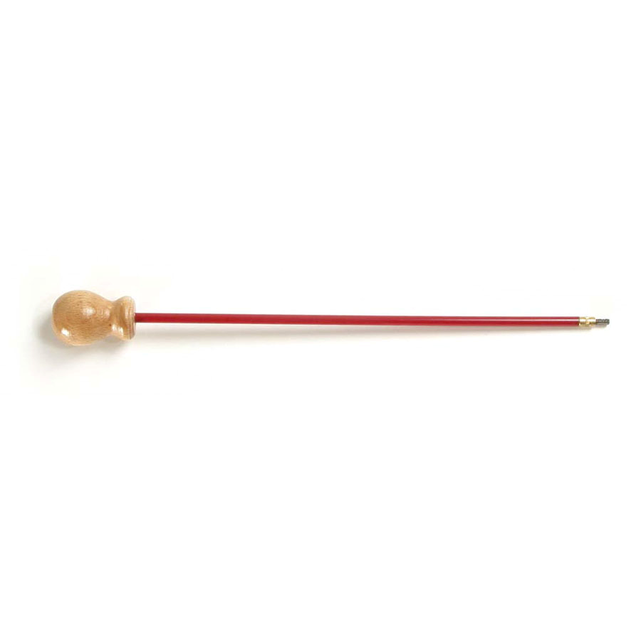 Pvc coated steel rod 1pc Ø 5mm w/beech-wood-wood handle for PISTOL