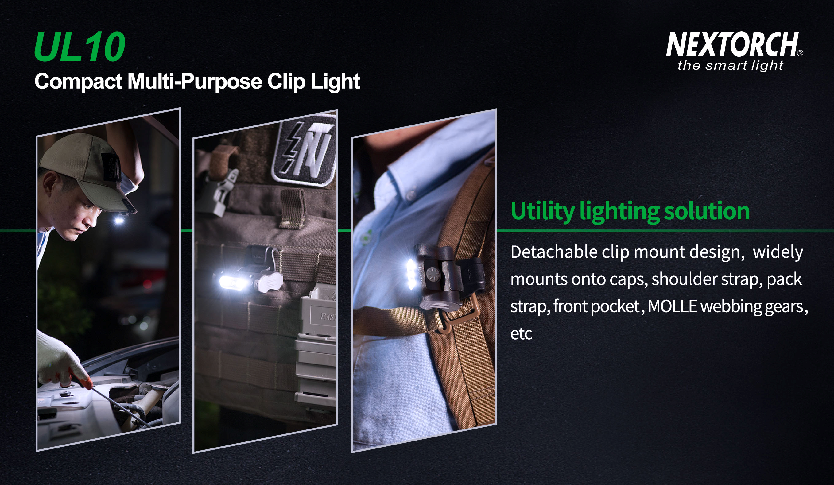 NEXTORCH UL10 Multi-Purpose Clip Light