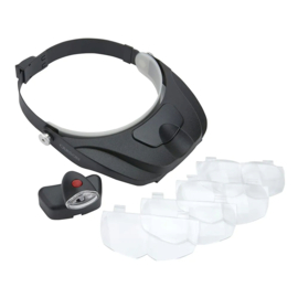 Carson Hoofdloep PRO Series MagniVisor Deluxe met LED en 4 lenzen