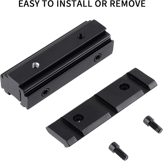 Higoo® Aluminum Alloy 11mm to 20mm Rail Scope Mount Base Adapter
