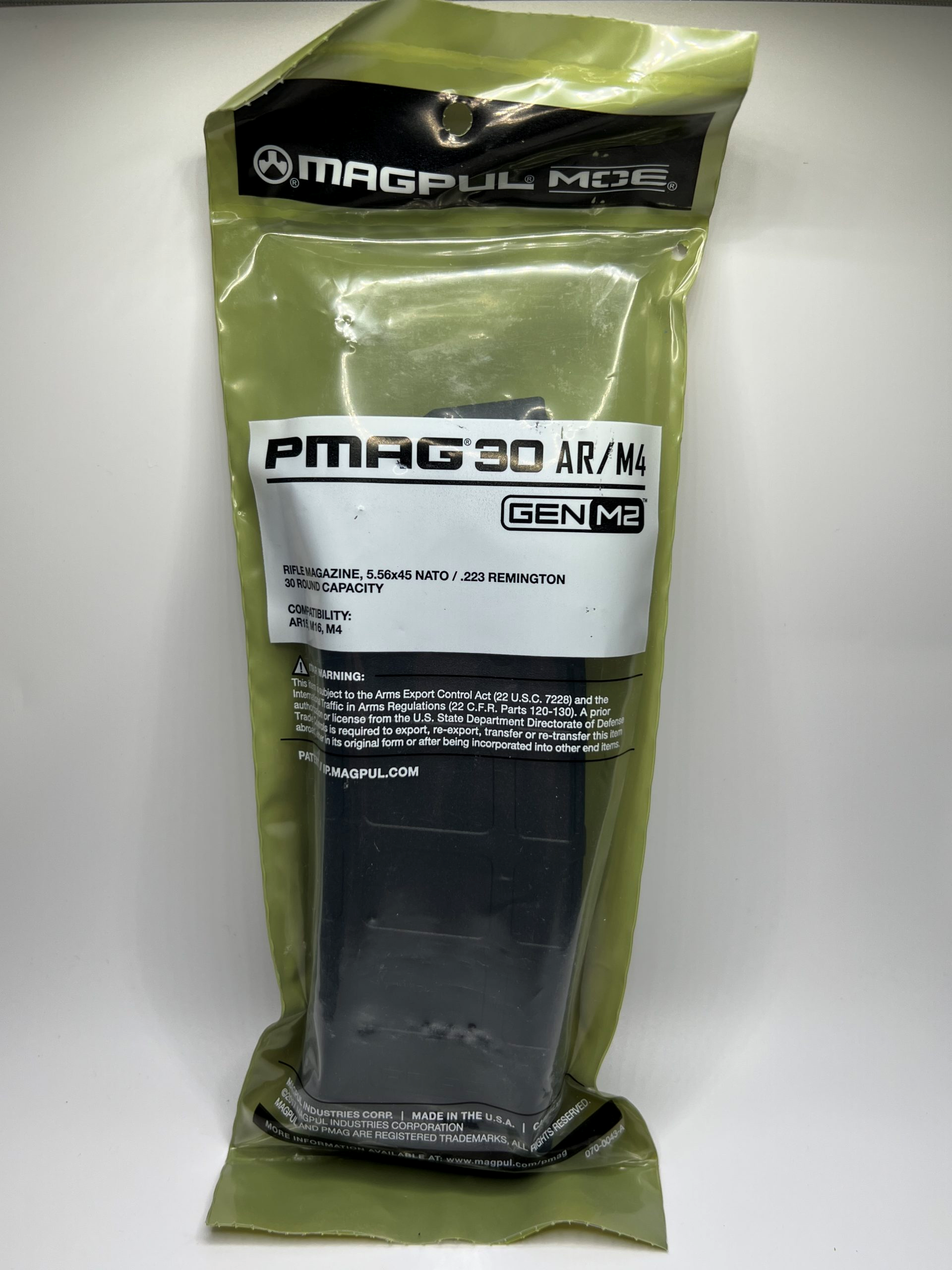 Magpul PMAG 30 AR/M4 Gen M2 MOE Magazine - Black