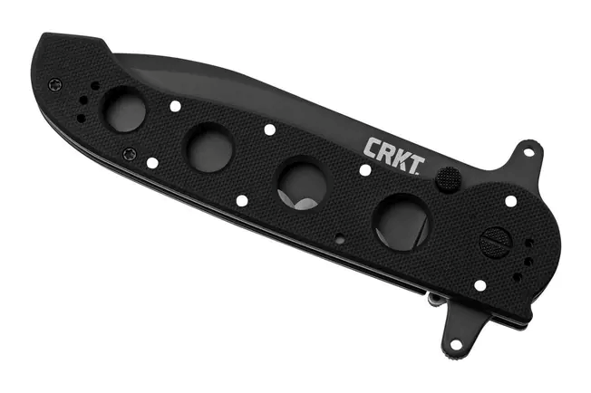 CRKT M21-14SFG, 1.4116 staal, zwart G10, Veff Serrations, tactisch zakmes