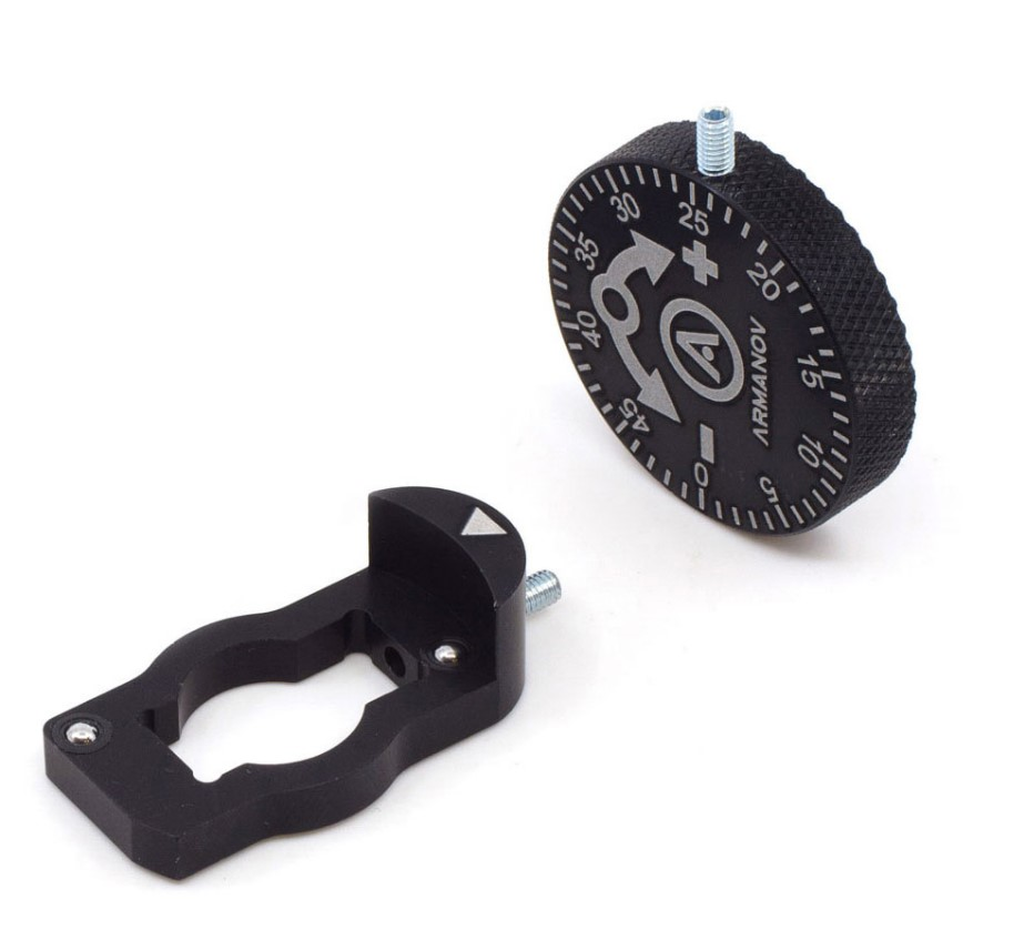 Armanov Clickable Powder Thrower Adjustment Knob Small Powder Bar