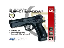 ASG CZ 75 SP-01 Shadow CO2 NBB 4,5 mm BB zwart