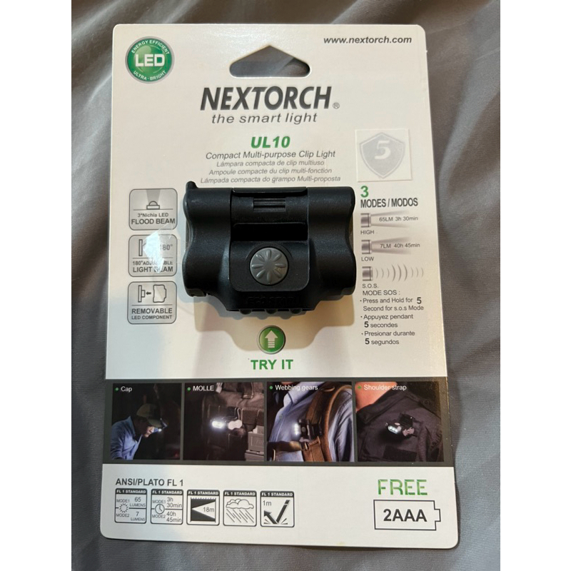 NEXTORCH UL10 Multi-Purpose Clip Light