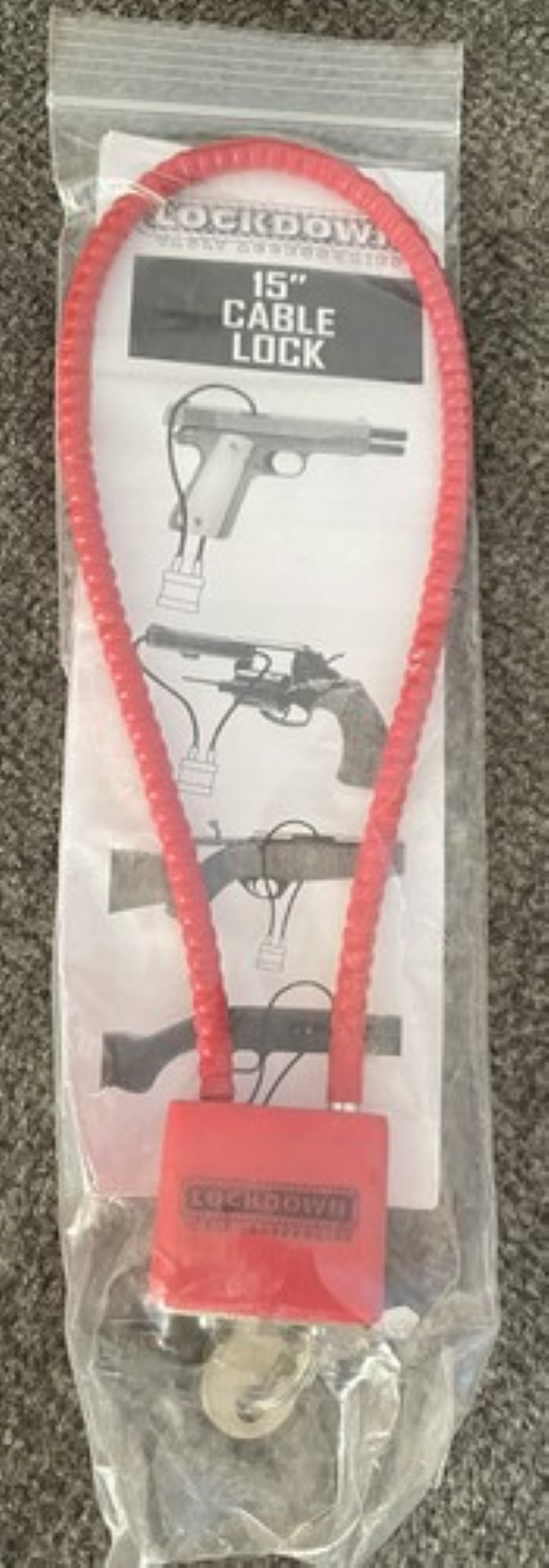 Lockdown 15" kabelpistoolslot